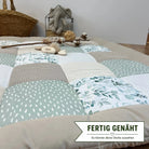 Nähpaket * Krabbeldecke* Patchwork * Eukalyptus Cord Sand Waffel-stoffwerk-siegen