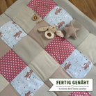 Nähpaket * Krabbeldecke* Patchwork * Märchen Altrosa Sand-stoffwerk-siegen