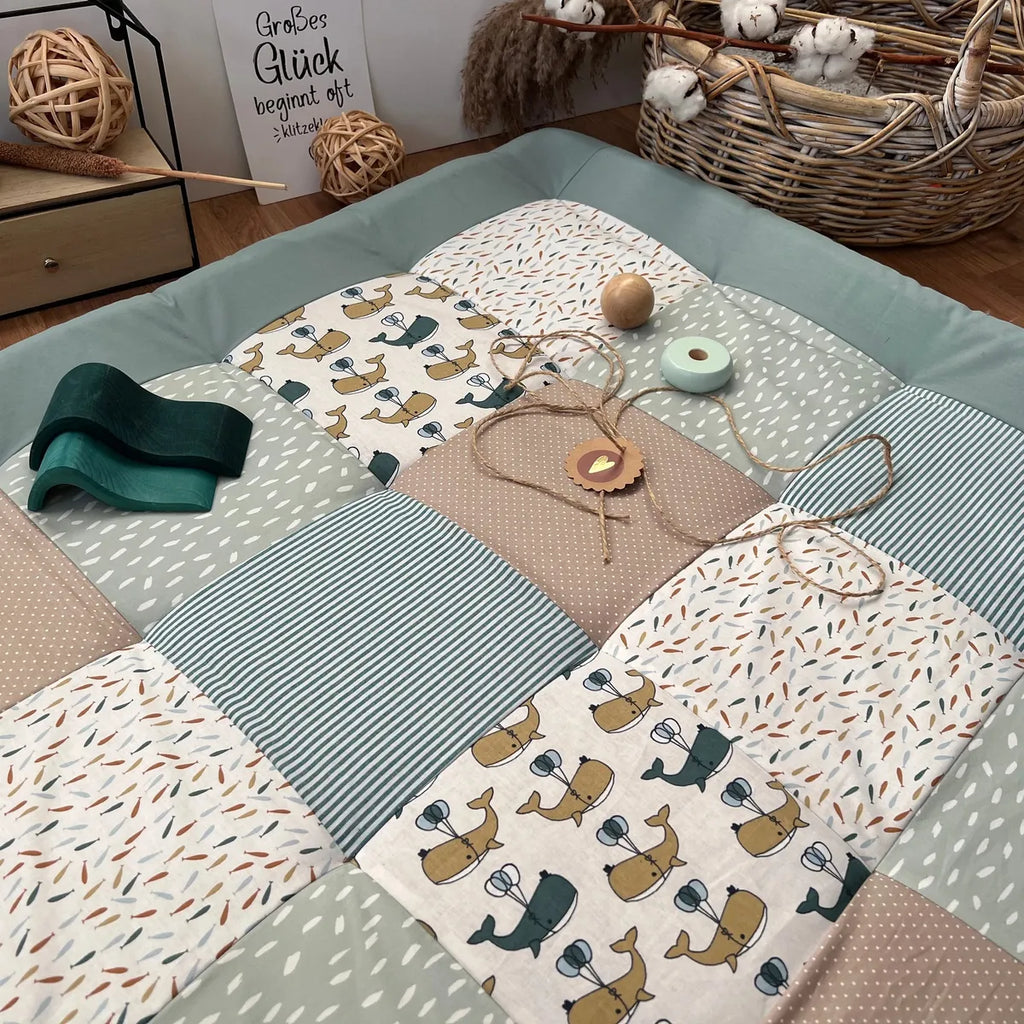 Nähpaket * Krabbeldecke* Patchwork * Pazifischer Ozean-stoffwerk-siegen