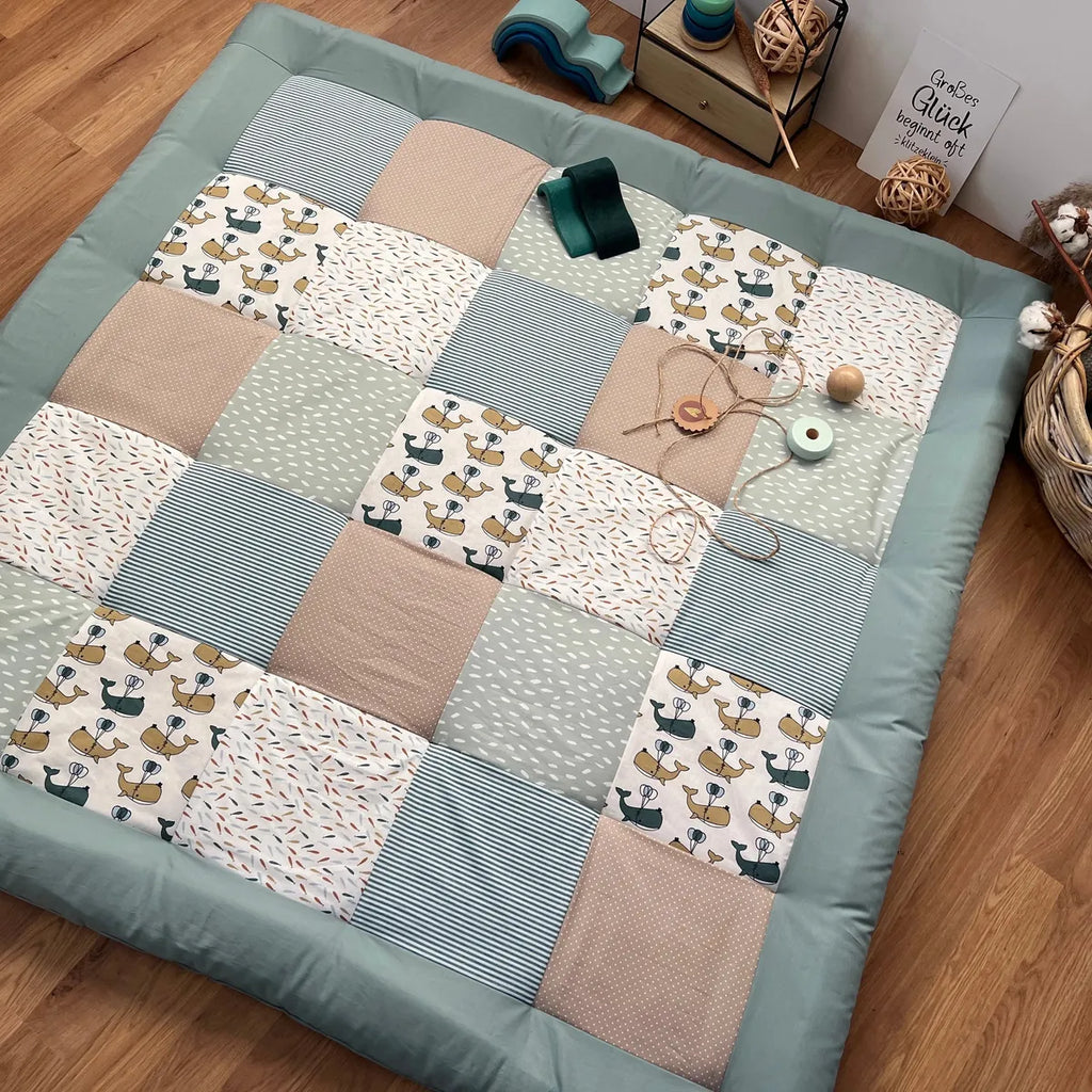 Nähpaket * Krabbeldecke* Patchwork * Pazifischer Ozean-stoffwerk-siegen