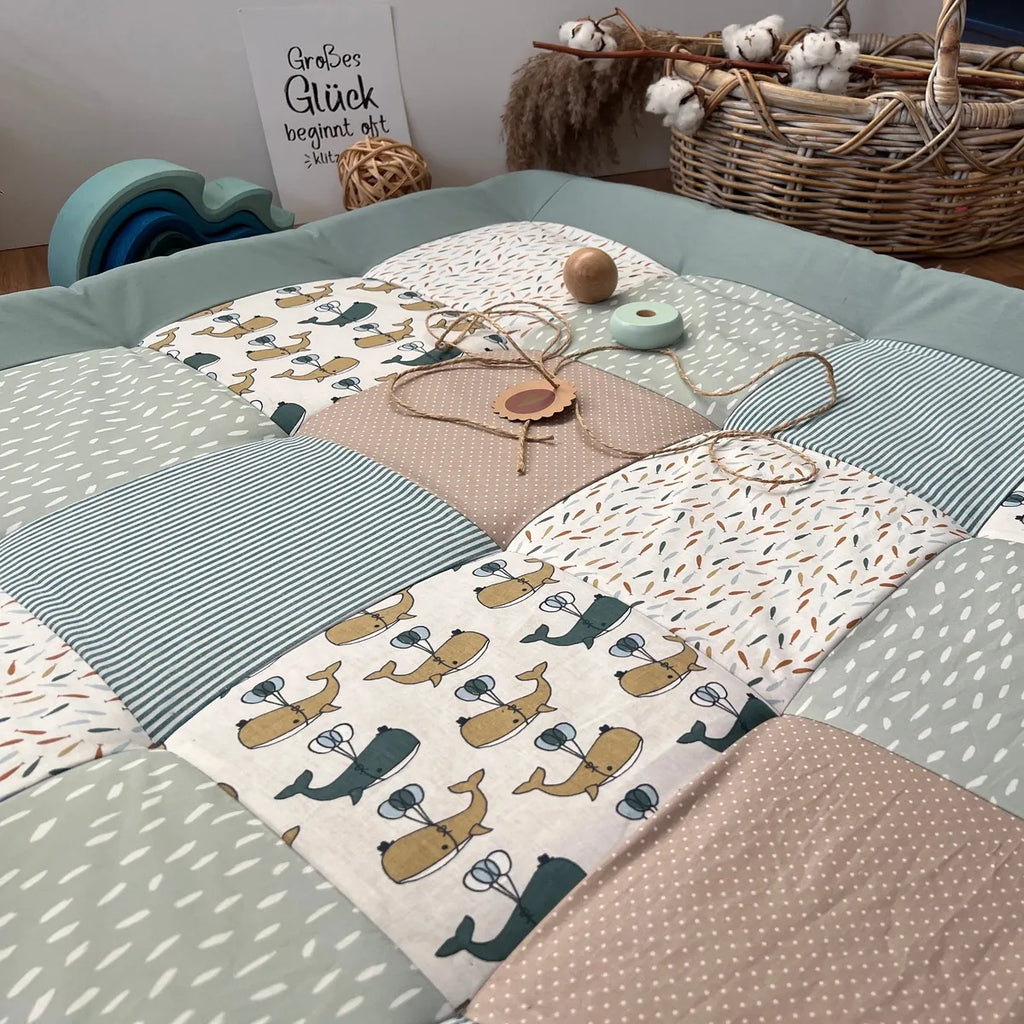 Nähpaket * Krabbeldecke* Patchwork * Pazifischer Ozean-stoffwerk-siegen