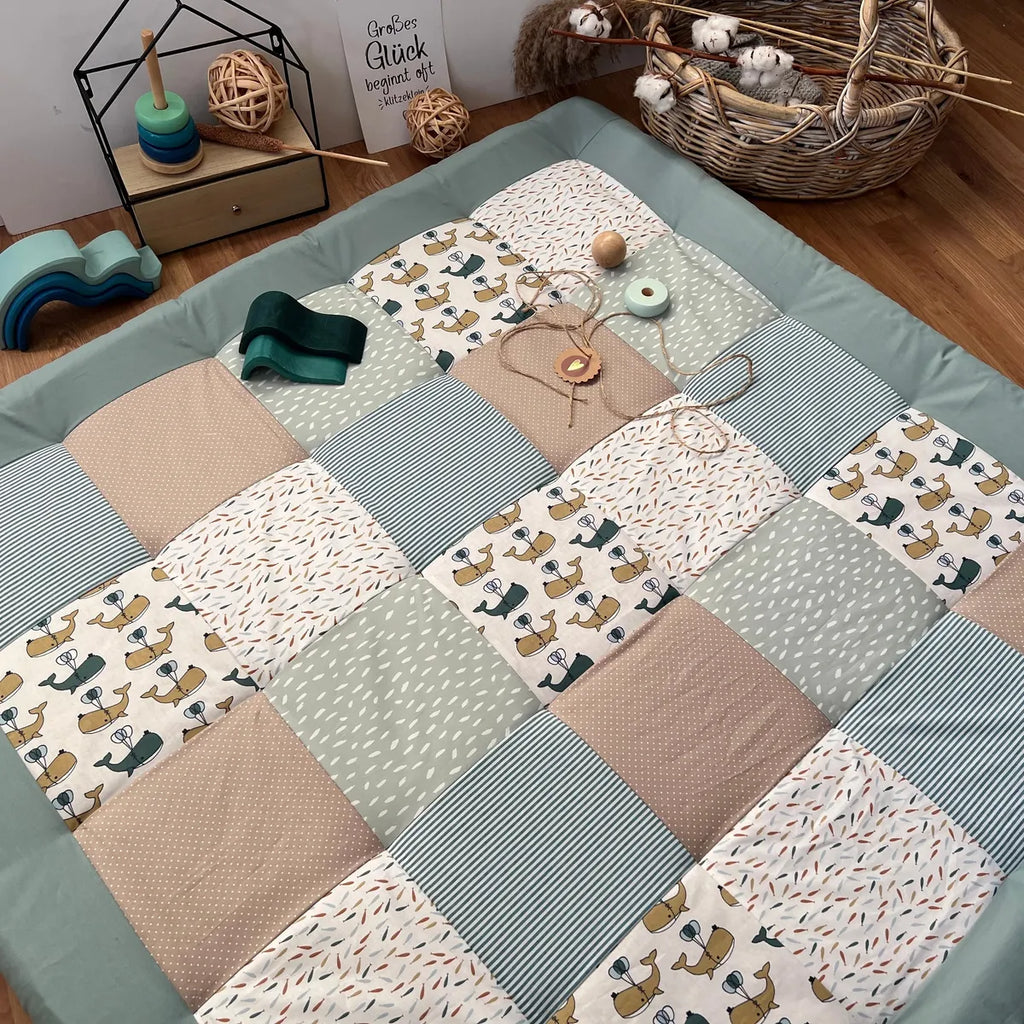 Nähpaket * Krabbeldecke* Patchwork * Pazifischer Ozean-stoffwerk-siegen
