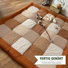 Nähpaket * Krabbeldecke* Patchwork * Regenbogen Rost Sand-stoffwerk-siegen
