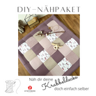 Nähpaket * Krabbeldecke* Patchwork * Rehe Pastell Lilac-stoffwerk-siegen