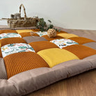 Nähpaket * Krabbeldecke* Patchwork * Safari Senfgelb Curry-stoffwerk-siegen