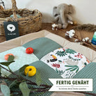 Nähpaket * Krabbeldecke* Patchwork * Waffelpique´* Dschungel Grün-stoffwerk-siegen