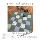 Nähpaket * Krabbeldecke* Patchwork * Waffelpique´* Eukalyptus Salbei-stoffwerk-siegen