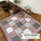 Nähpaket * Krabbeldecke* Patchwork * Waffelpique´*Elefant Flieder-stoffwerk-siegen