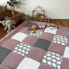 Nähpaket * Krabbeldecke* Patchwork * Waffelpique´*Elefant Flieder-stoffwerk-siegen