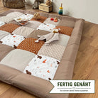 Nähpaket * Krabbeldecke* Patchwork * Waldtiere Rost Sand-stoffwerk-siegen