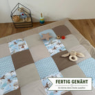 Nähpaket * Krabbeldecke* Patchwork * Wolkenstürmer Sand-stoffwerk-siegen